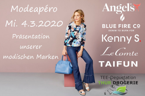 Modeapéro und Tee-Degustation Mi. 4.3.2020
